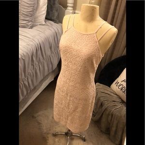 Light pink lace dress by Guess